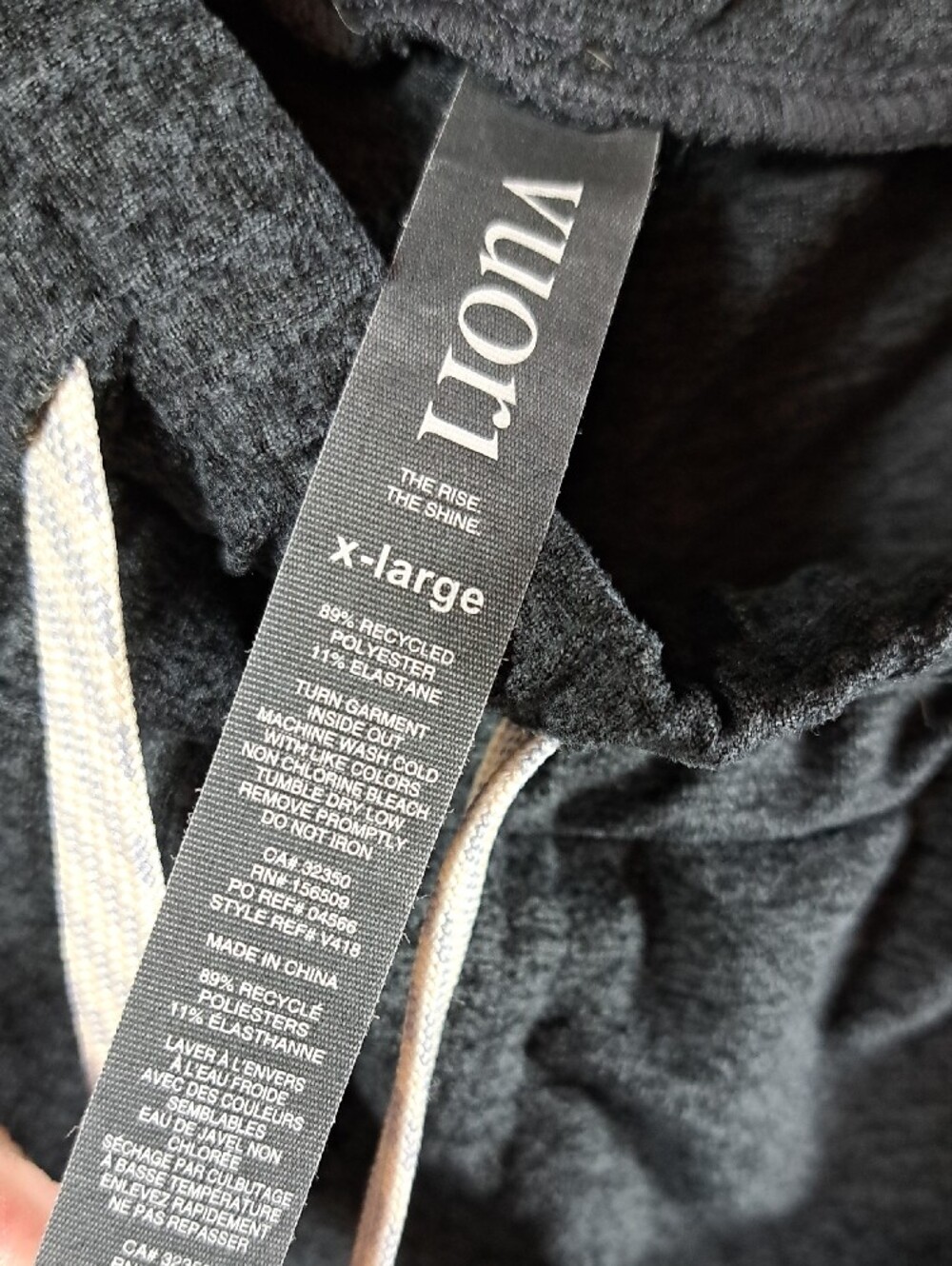 Vuori Charcoal Gray Men’s Performance Joggers - Picture 3 of 9